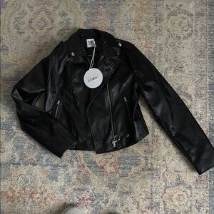 Princess Polly Black Leather Jacket Timeless Style